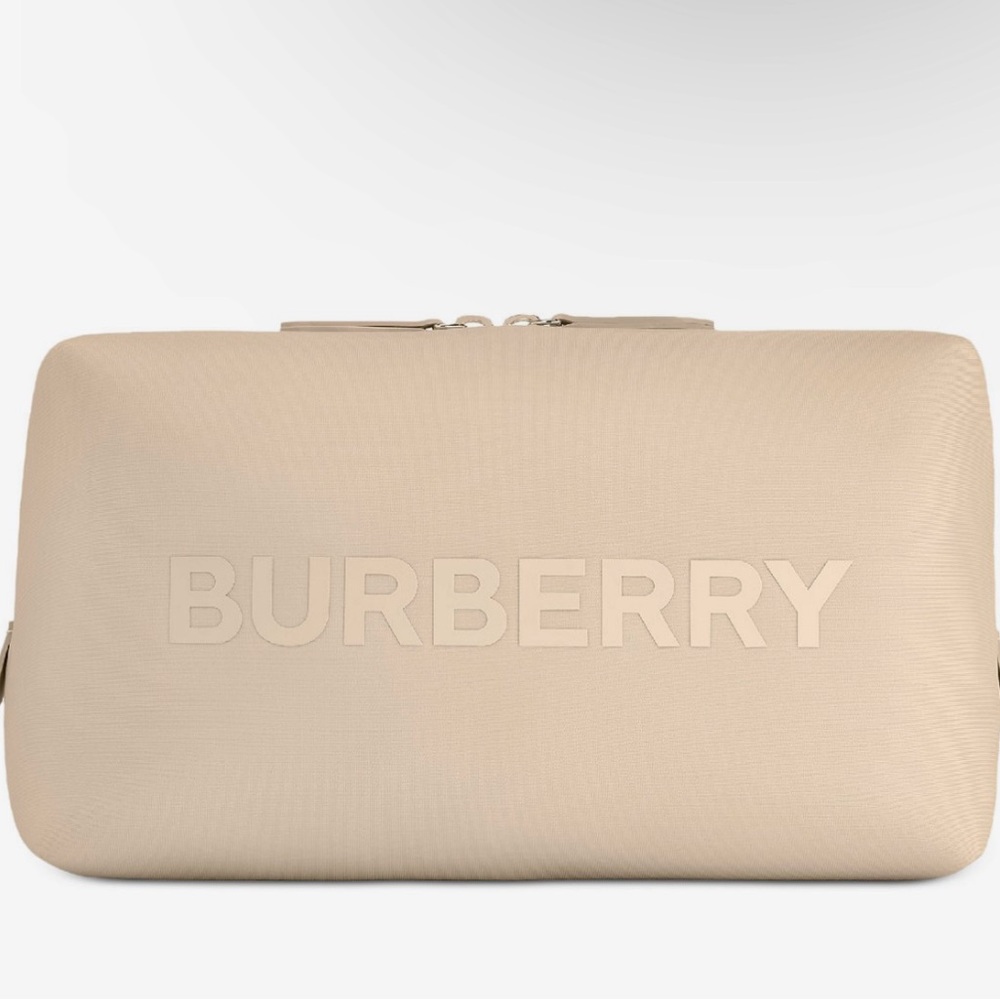 Burberry pouch cosmetic bag new beige